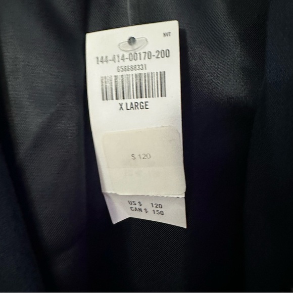 Abercrombie & Fitch Navy Blazer XL NWT Tailored Old Money Chic - Picture 9 of 14